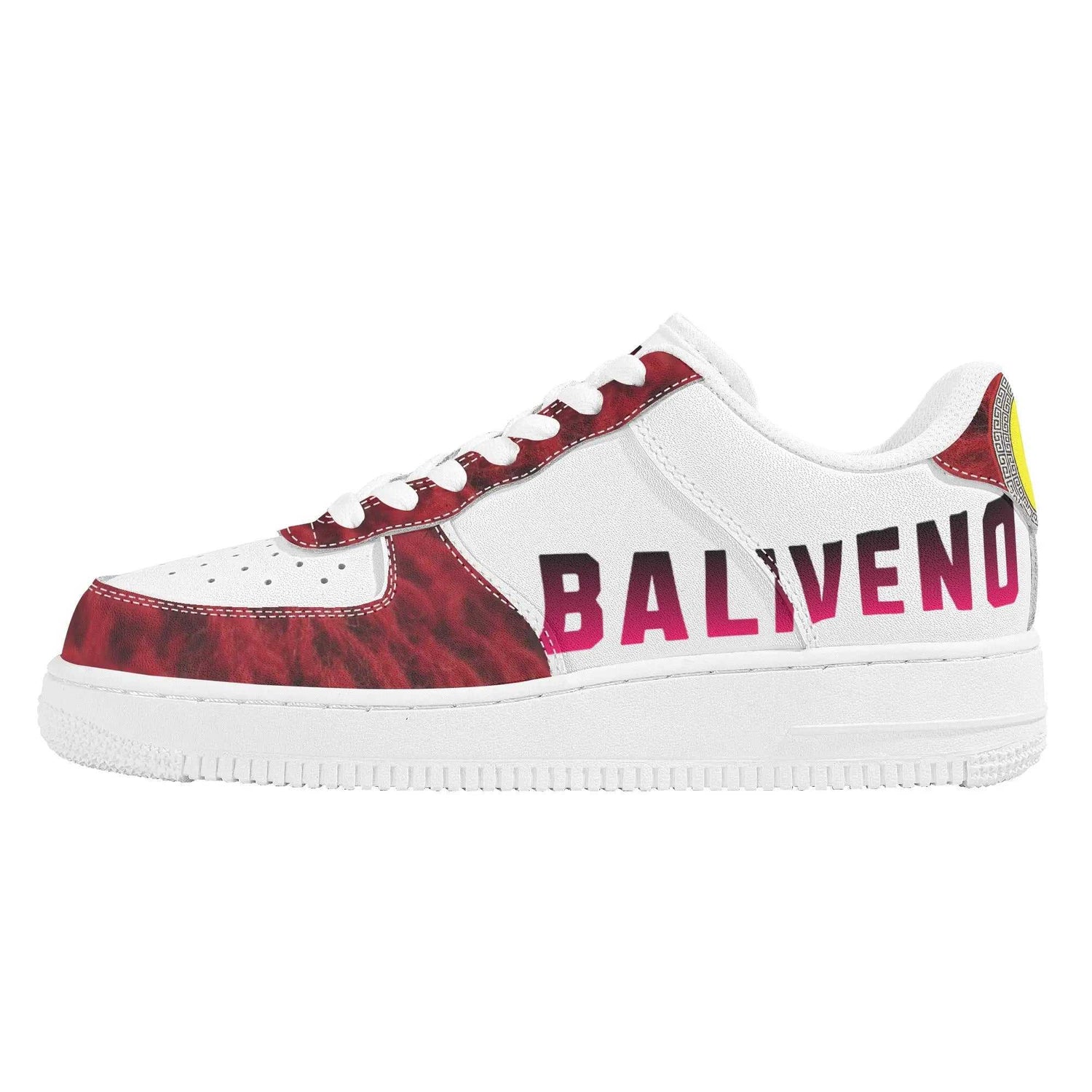 Baliveno Low Top Luxury Leather Sport SneakersBaliveno Low Top Luxury Leather Sport Sneakers* Custom all-over printed shoes with a low top and lace-up closure construction for a snug fit.* Made of high-quality eco-friendly PU upper to keep your shoes clean,[Bal]