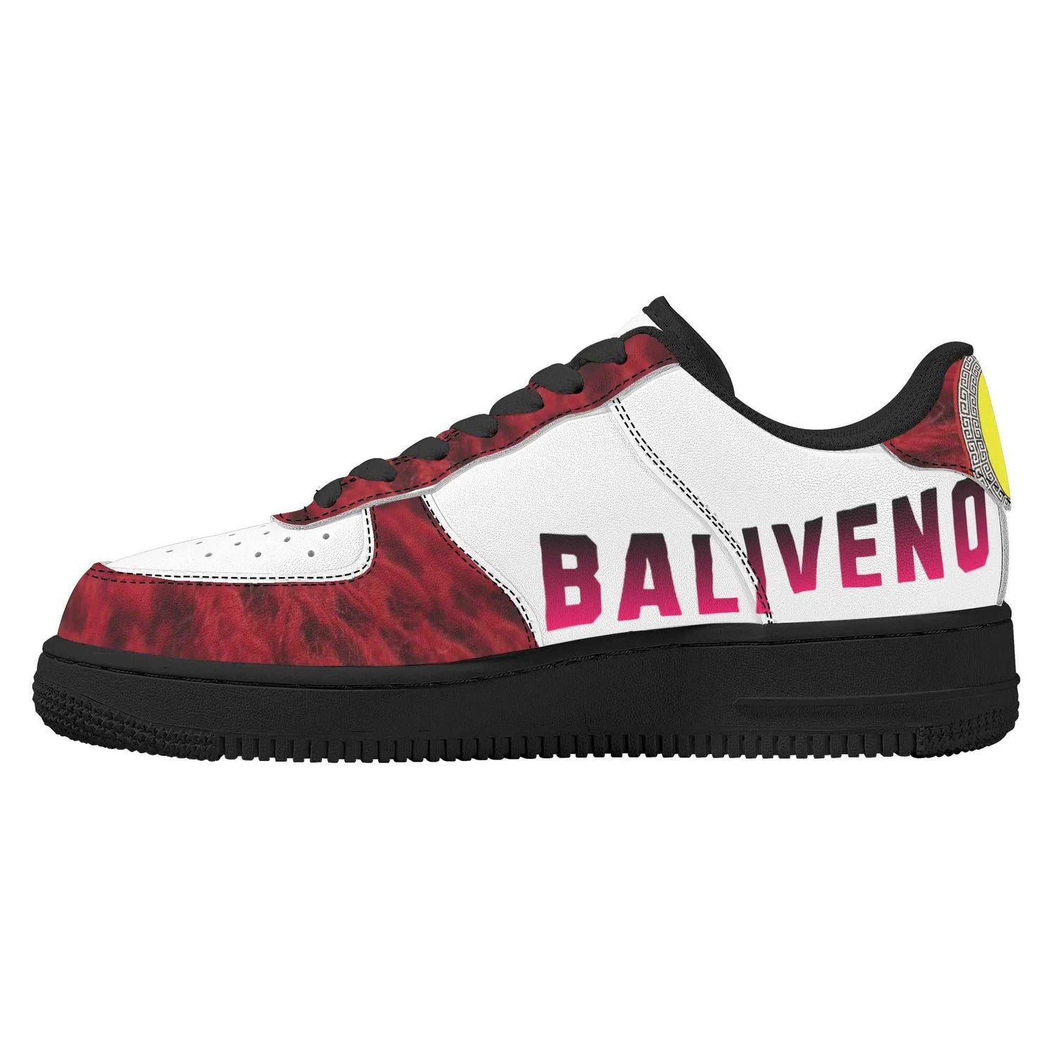 Baliveno Low Top Luxury Leather Sport SneakersBaliveno Low Top Luxury Leather Sport Sneakers* Custom all-over printed shoes with a low top and lace-up closure construction for a snug fit.* Made of high-quality eco-friendly PU upper to keep your shoes clean,[Bal]