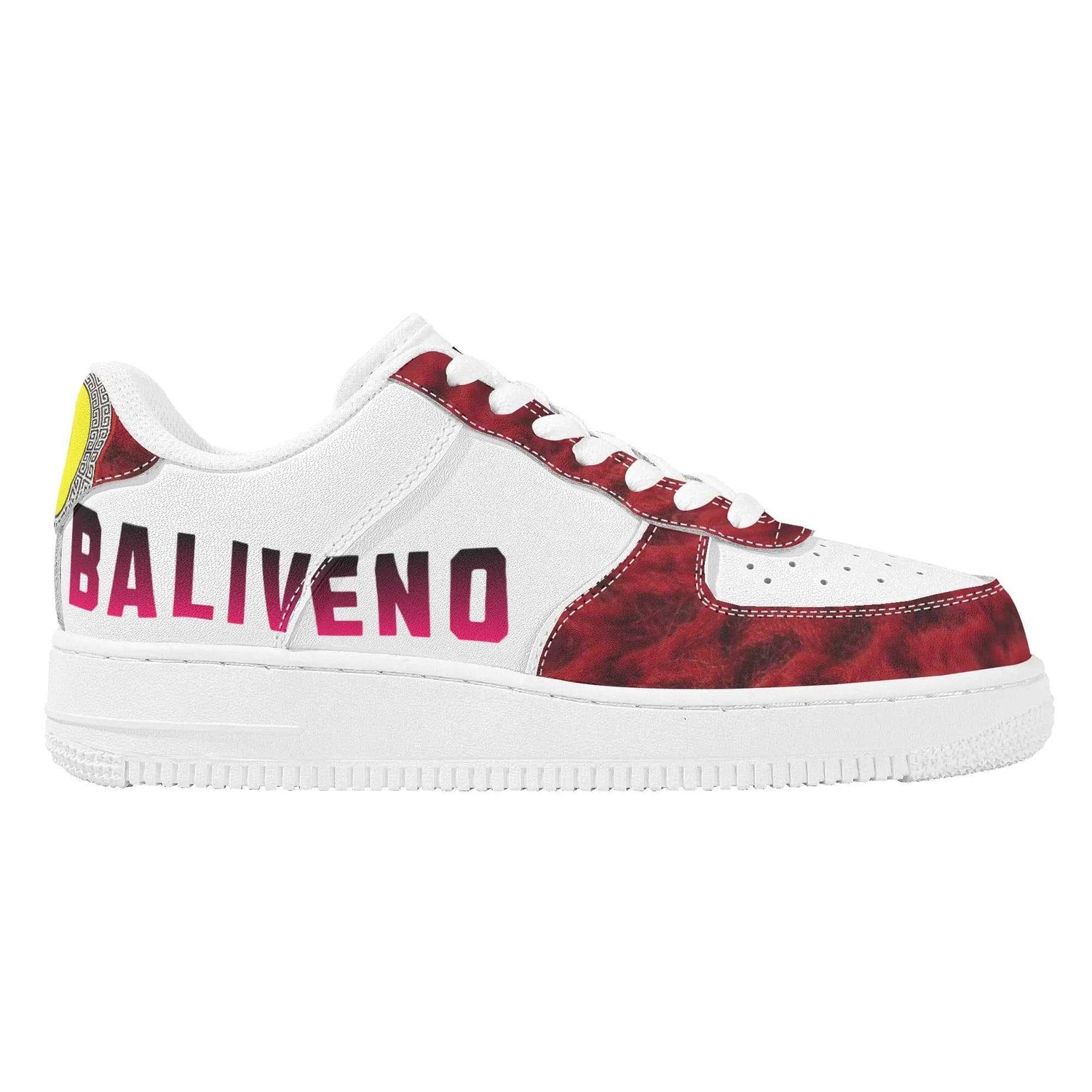 Baliveno Low Top Luxury Leather Sport SneakersBaliveno Low Top Luxury Leather Sport Sneakers* Custom all-over printed shoes with a low top and lace-up closure construction for a snug fit.* Made of high-quality eco-friendly PU upper to keep your shoes clean,[Bal]