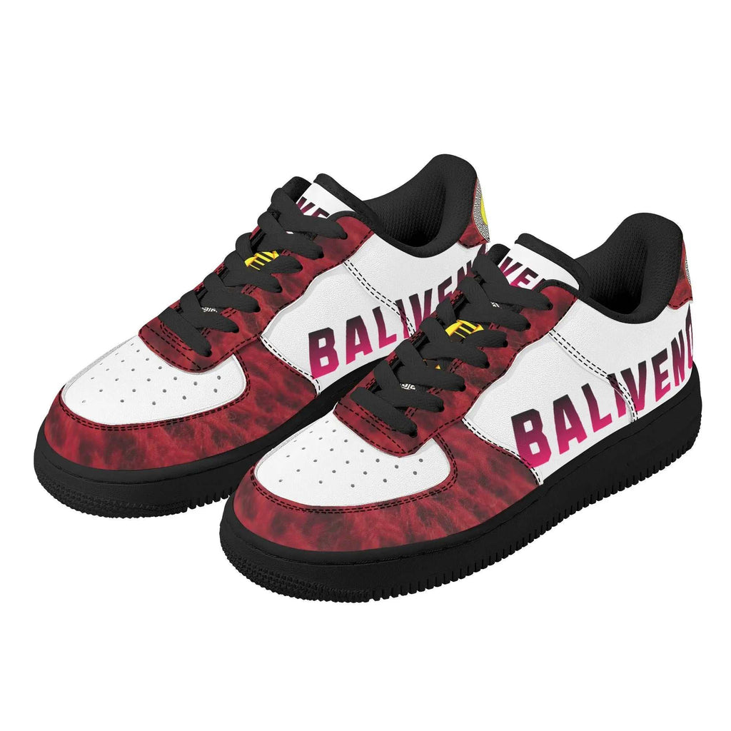 Baliveno Low Top Luxury Leather Sport SneakersBaliveno Low Top Luxury Leather Sport Sneakers* Custom all-over printed shoes with a low top and lace-up closure construction for a snug fit.* Made of high-quality eco-friendly PU upper to keep your shoes clean,[Bal]