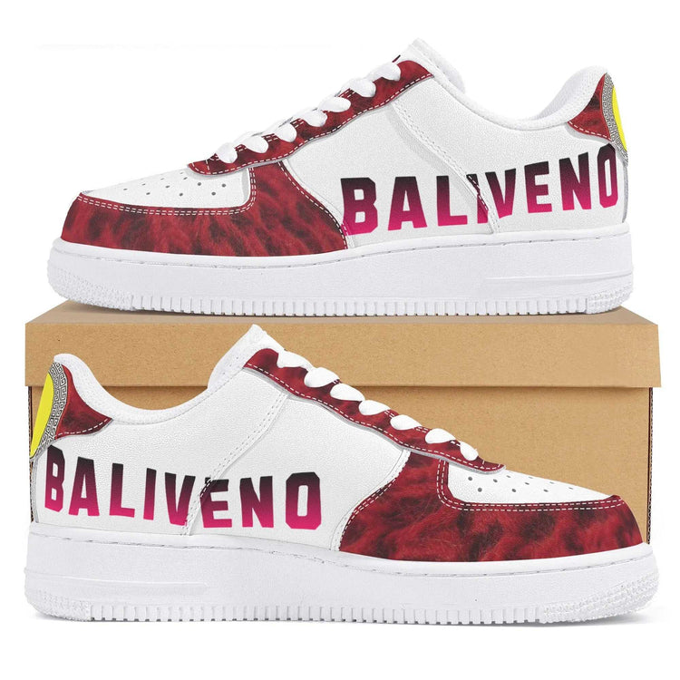 Baliveno Low Top Luxury Leather Sport SneakersBaliveno Low Top Luxury Leather Sport Sneakers* Custom all-over printed shoes with a low top and lace-up closure construction for a snug fit.* Made of high-quality eco-friendly PU upper to keep your shoes clean,[Bal]