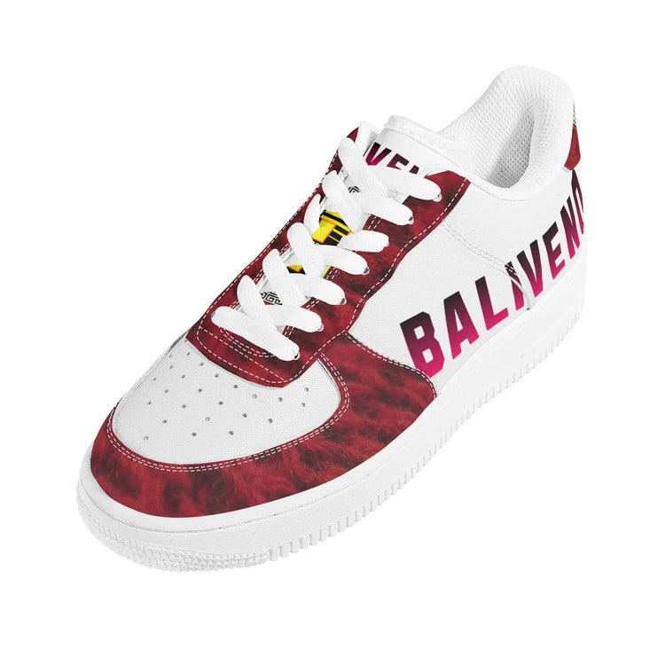 Baliveno Low Top Luxury Leather Sport SneakersBaliveno Low Top Luxury Leather Sport Sneakers* Custom all-over printed shoes with a low top and lace-up closure construction for a snug fit.* Made of high-quality eco-friendly PU upper to keep your shoes clean,[Bal]