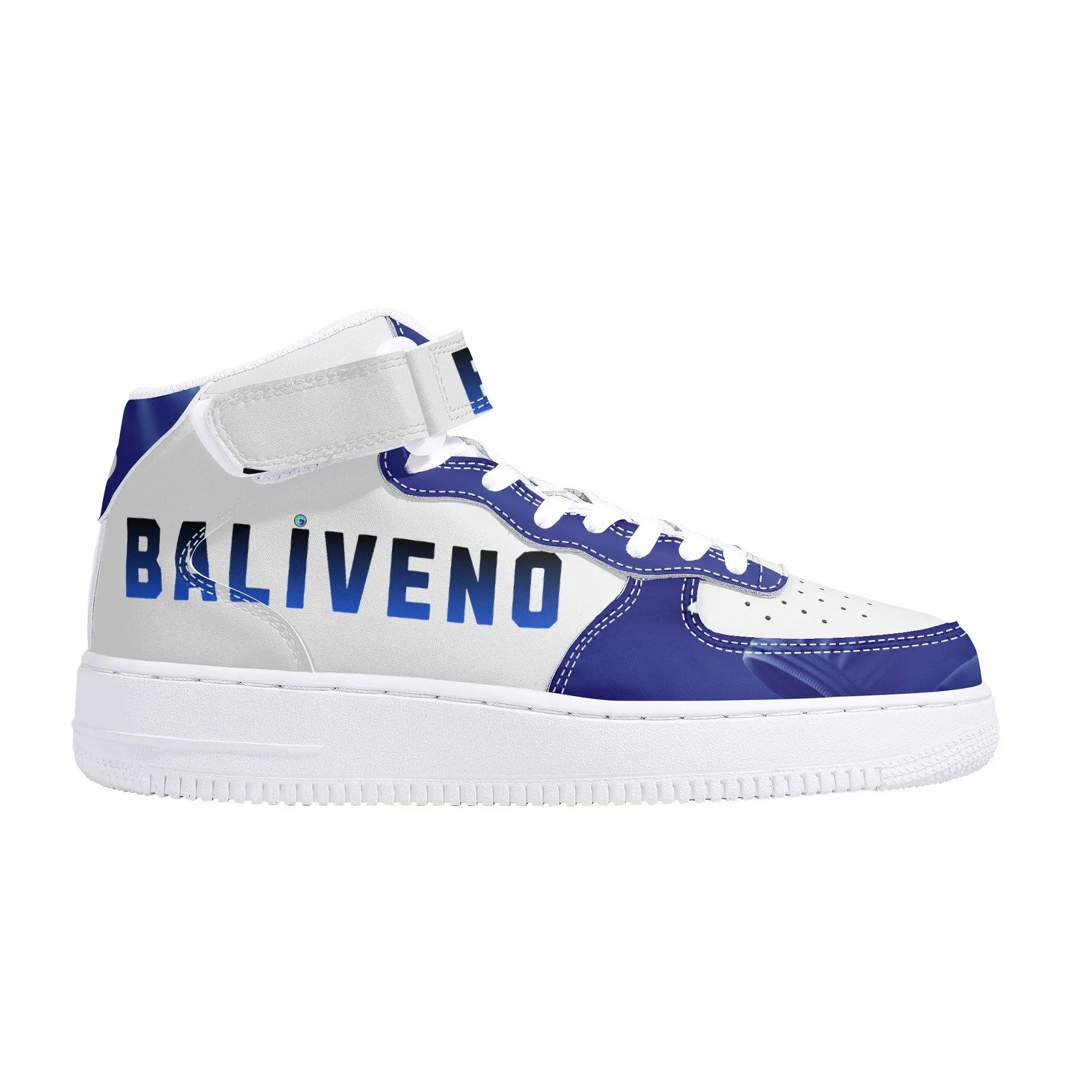 Baliveno Mens luxury High Top Leather Sneakers - BALIVENO