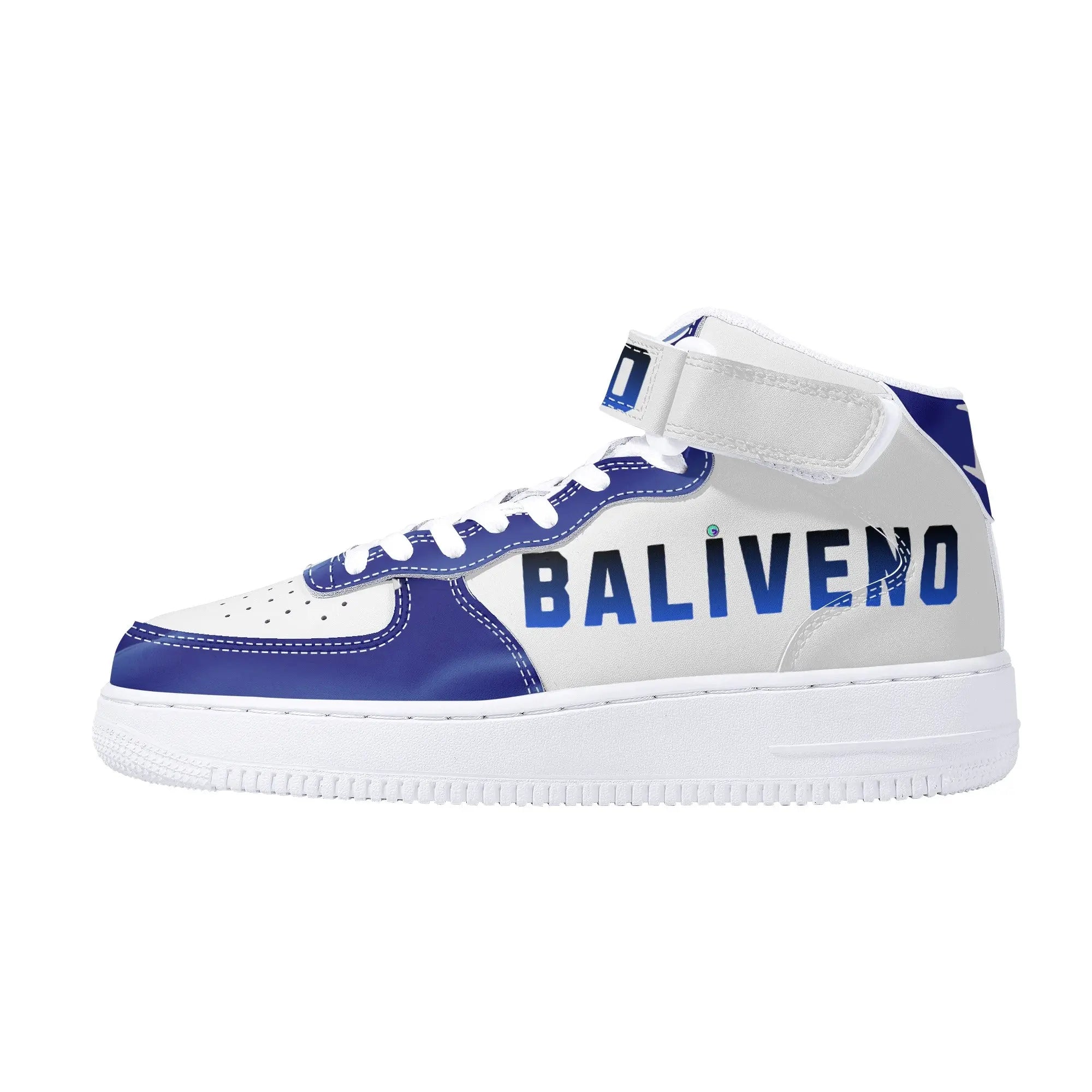 Baliveno Mens luxury High Top Leather Sneakers - BALIVENO