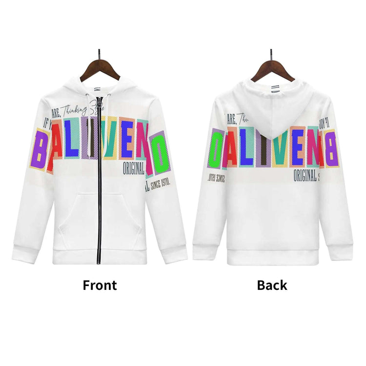Baliveno Unisex Print luxury Classic Zip HoodieBaliveno Unisex Print luxury Classic Zip Hoodie* Made from high-quality polyester material, ensuring durability and comfort for daily wear.* Hoodie drawstring and kangaroo pocket keep out rain and wind gusts. * 2[Bal]
