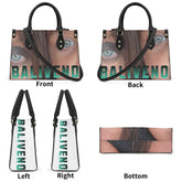 Baliveno Luxury leather Handbag With Shoulder Strap.Baliveno Luxury leather Handbag With Shoulder Strap.Crafted with quality vegan PU leather, this printed tote boasts a structured silhouette with dual top handles for a balanced, hands-free carry. A top zipper closure [Bal]