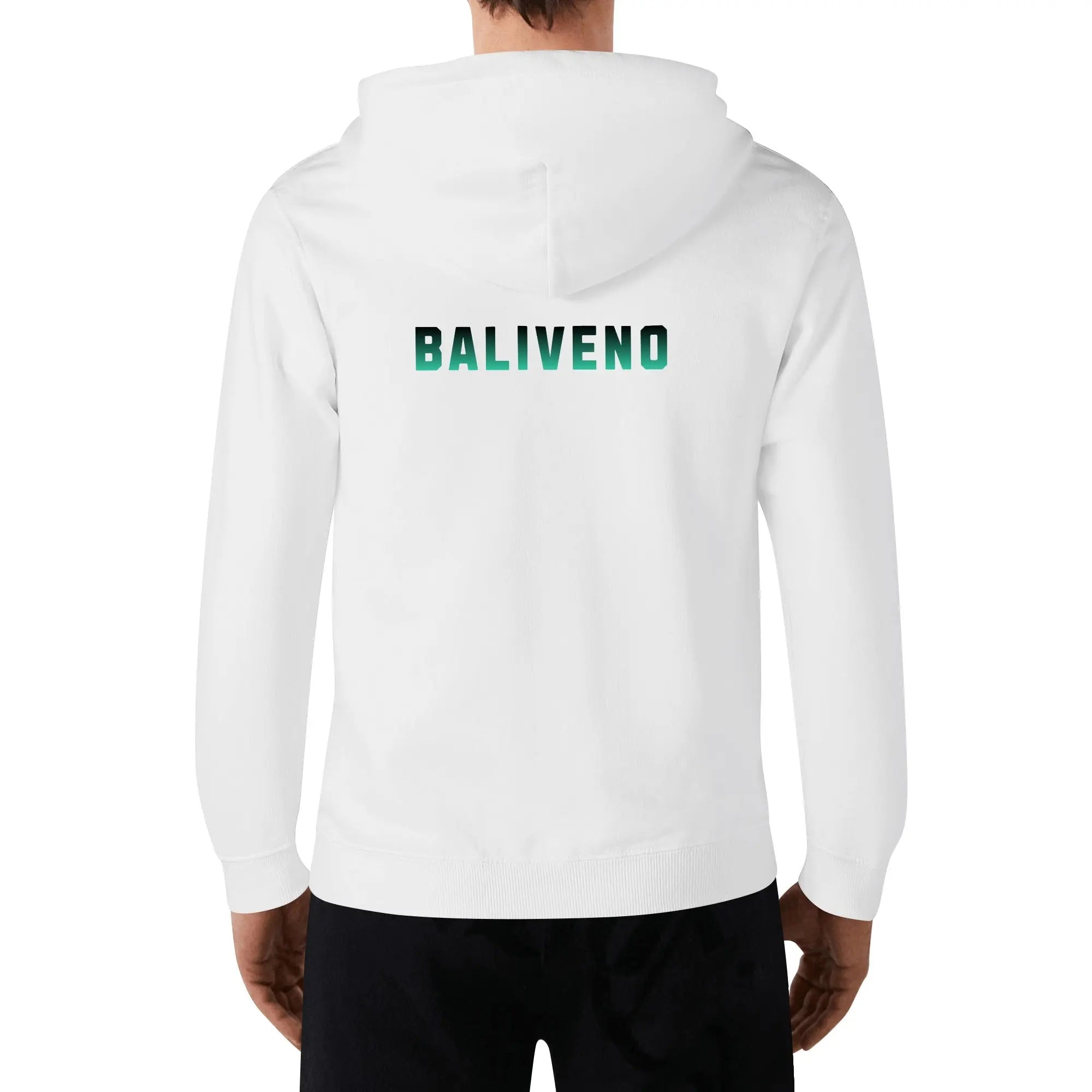 Baliveno Luxurious Unisex Cotton Hoodie, with logos printed on the Front & Back. - BALIVENO