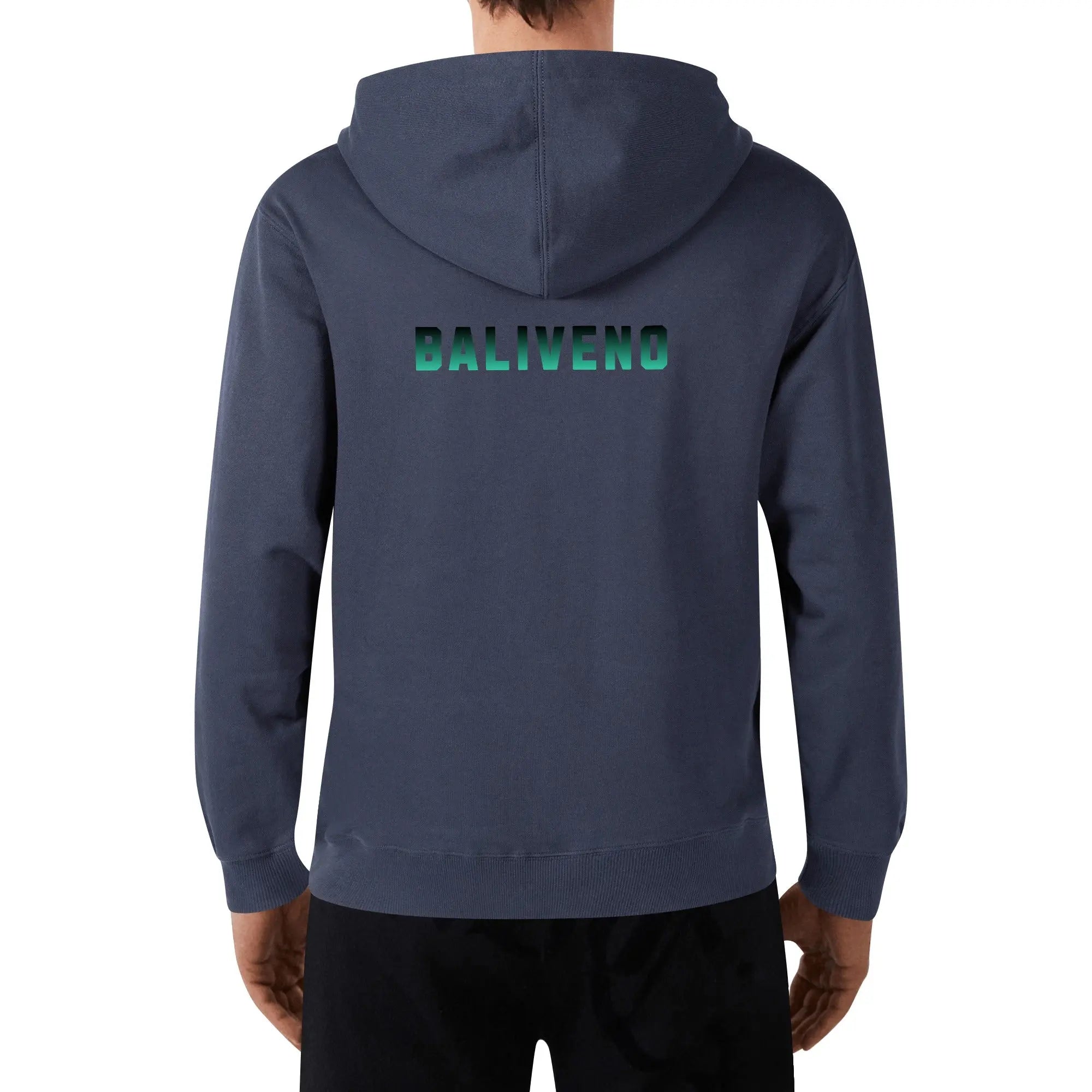 Baliveno Luxurious Unisex Cotton Hoodie, with logos printed on the Front & Back. - BALIVENO