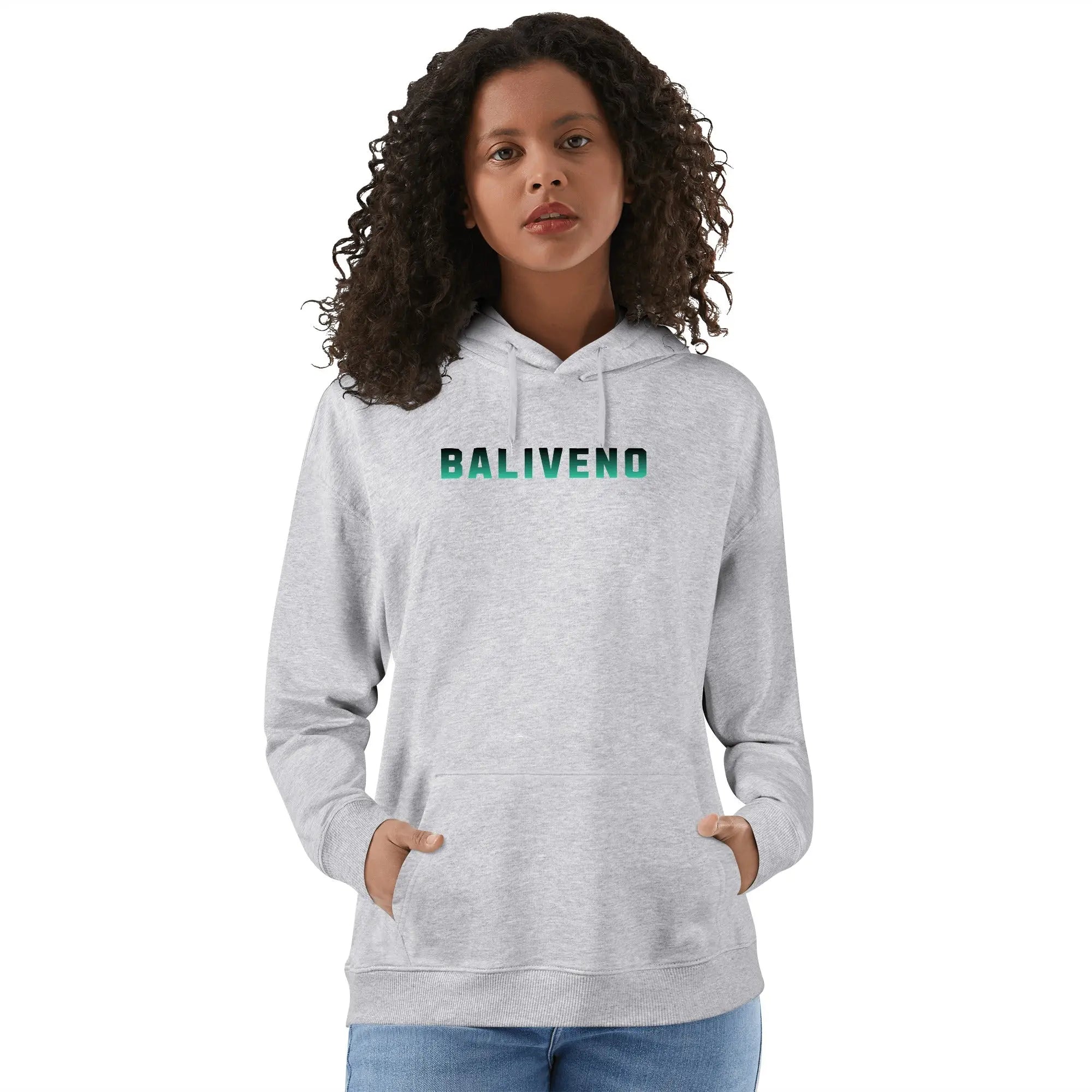 Baliveno Luxurious Unisex Cotton Hoodie, with logos printed on the Front & Back. - BALIVENO