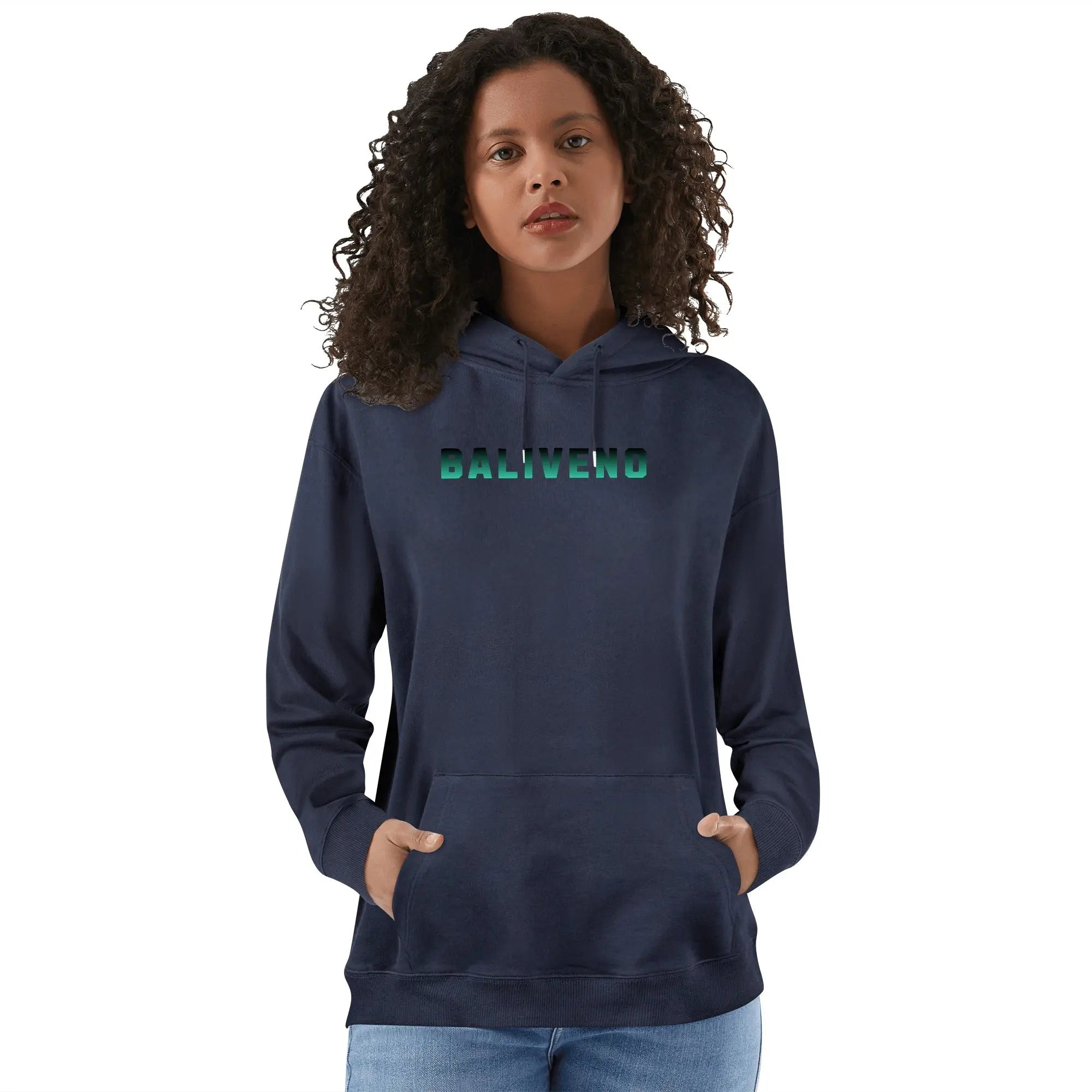 Baliveno Luxurious Unisex Cotton Hoodie, with logos printed on the Front & Back. - BALIVENO