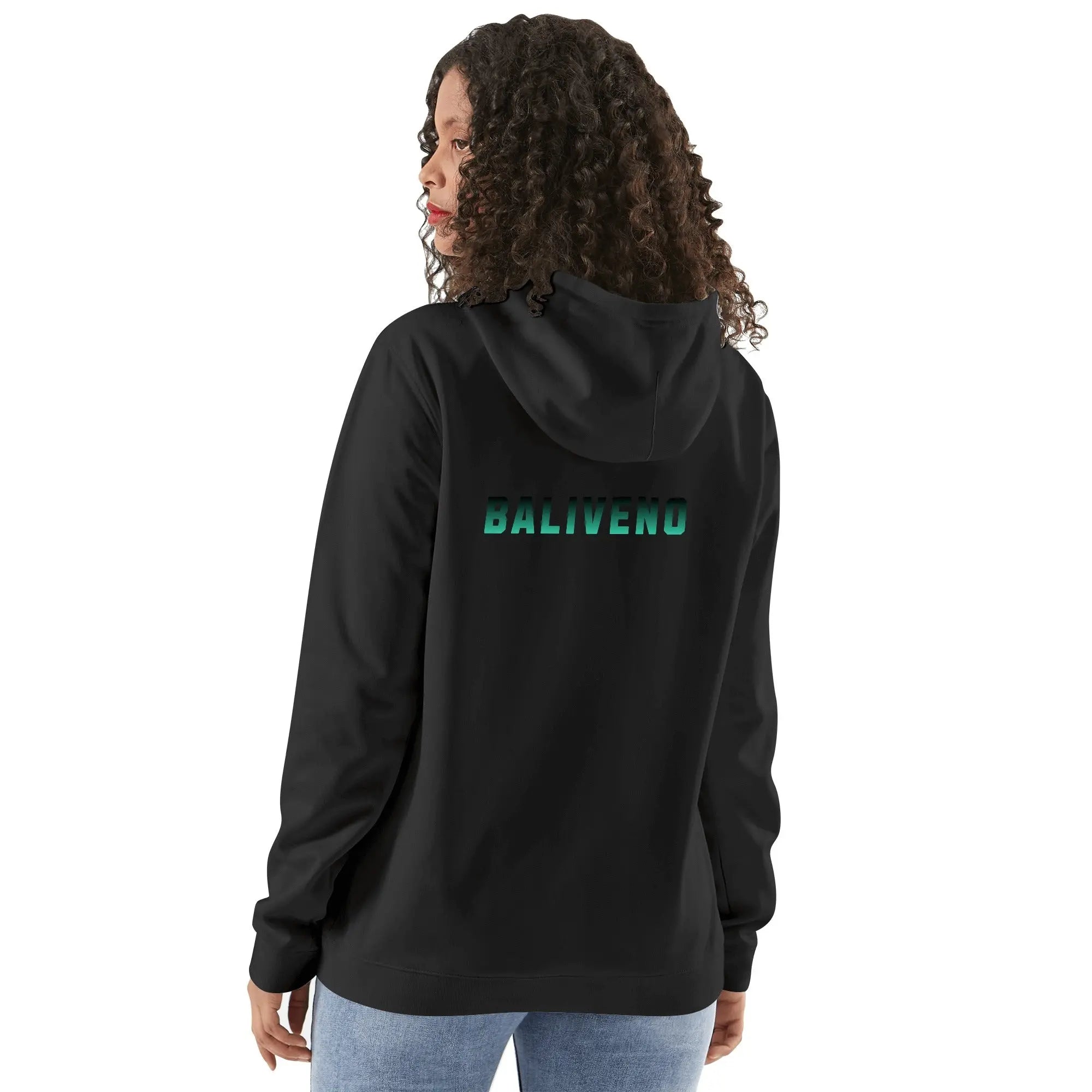 Baliveno Luxurious Unisex Cotton Hoodie, with logos printed on the Front & Back. - BALIVENO