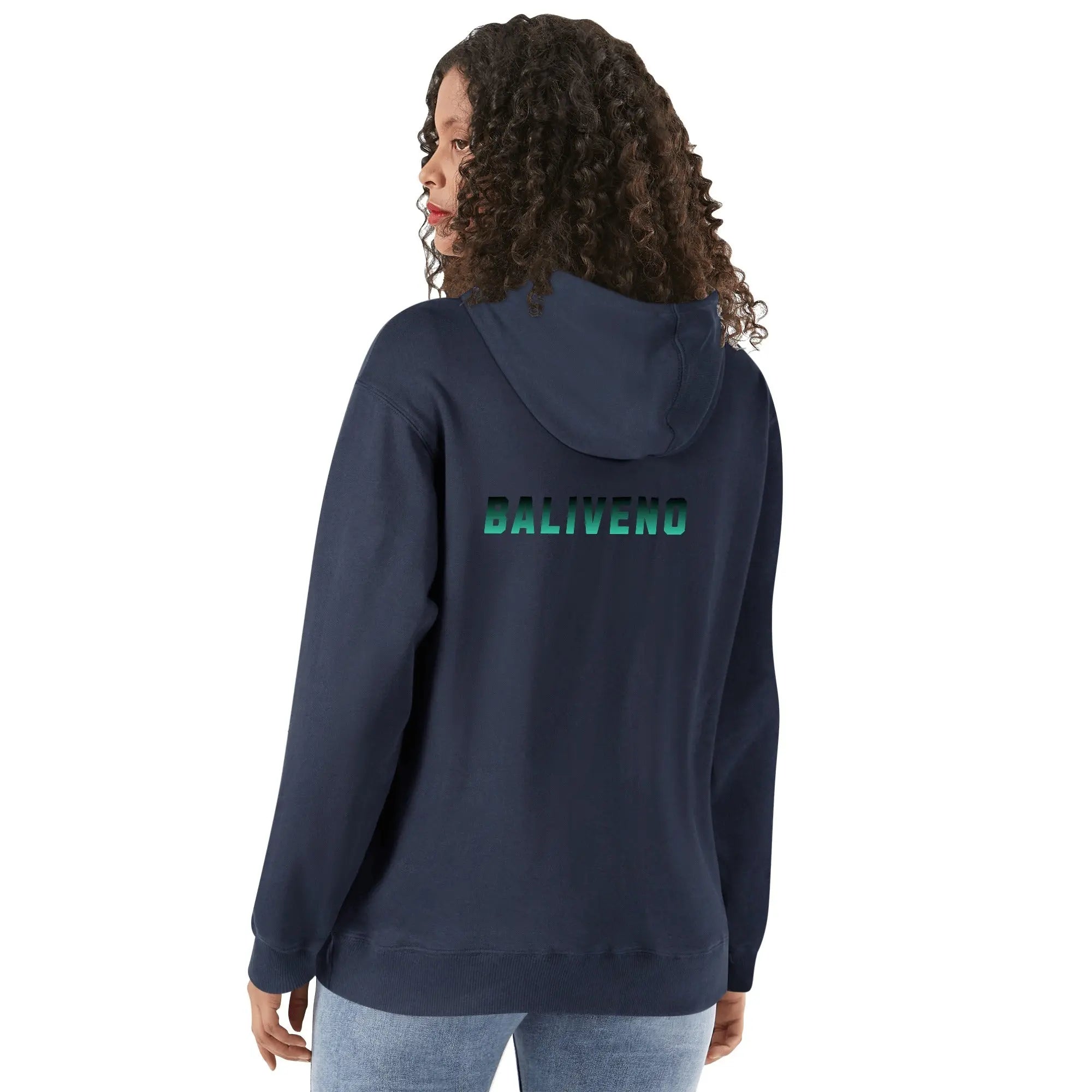 Baliveno Luxurious Unisex Cotton Hoodie, with logos printed on the Front & Back. - BALIVENO