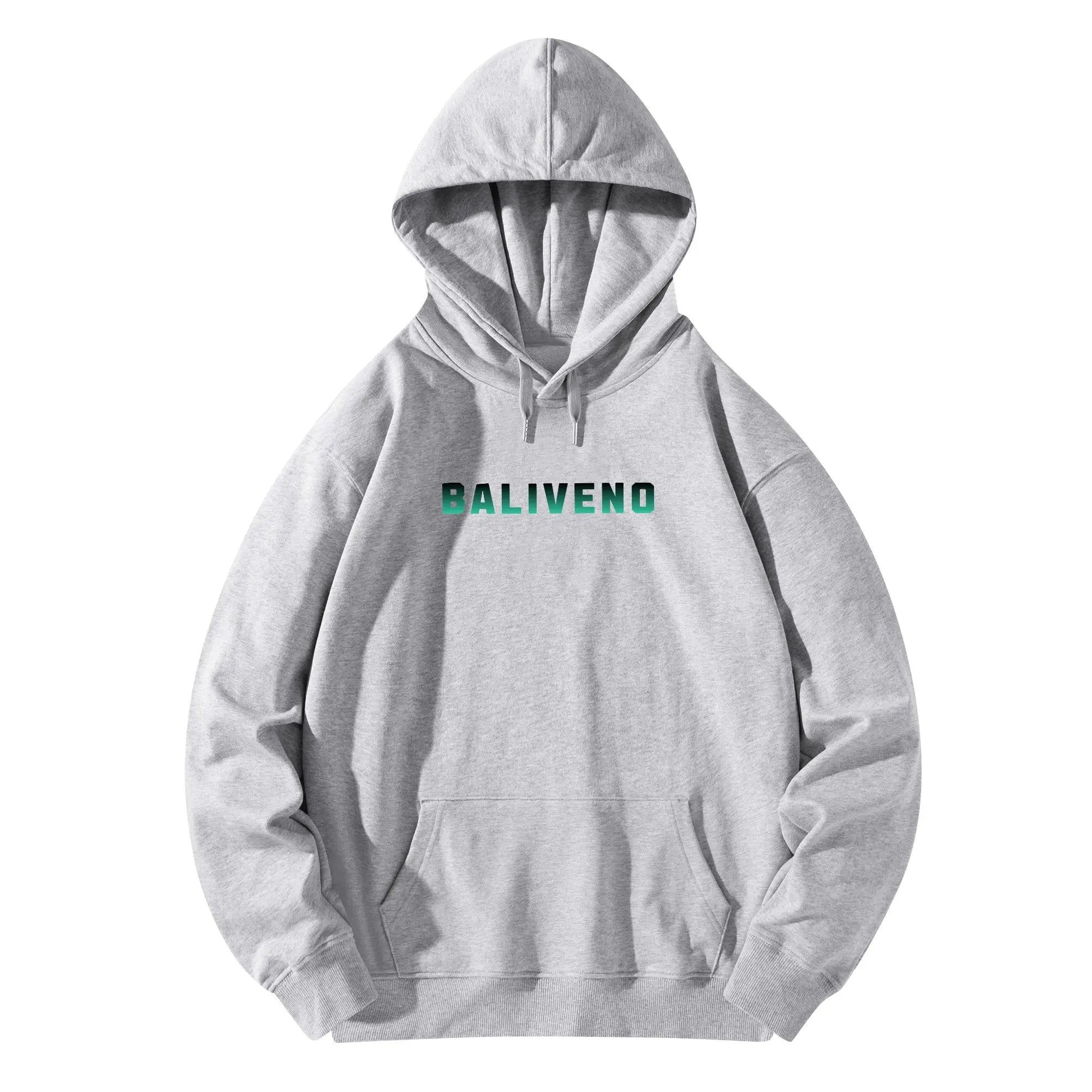 Baliveno Luxurious Unisex Cotton Hoodie, with logos printed on the Front & Back. - BALIVENO