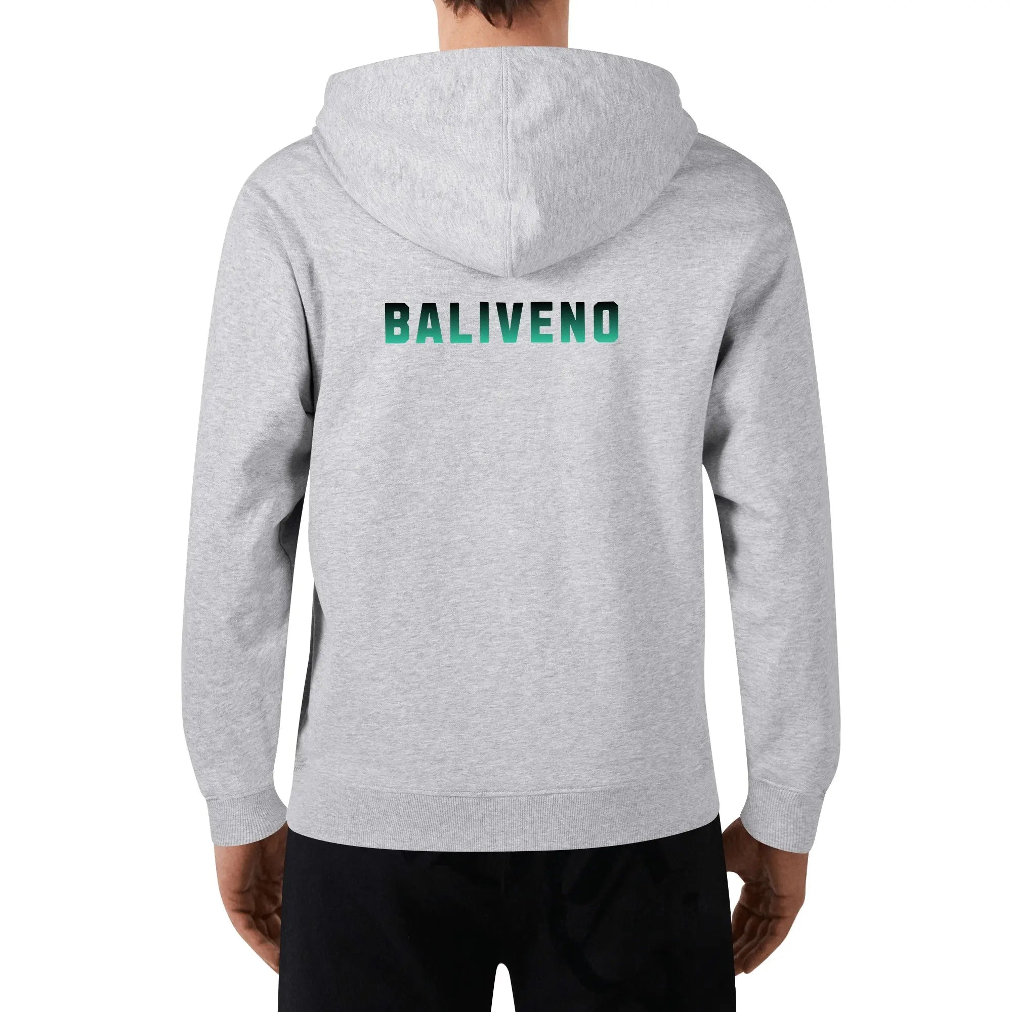 Baliveno Luxurious Unisex Cotton Hoodie, with logos printed on the Front & Back. - BALIVENO