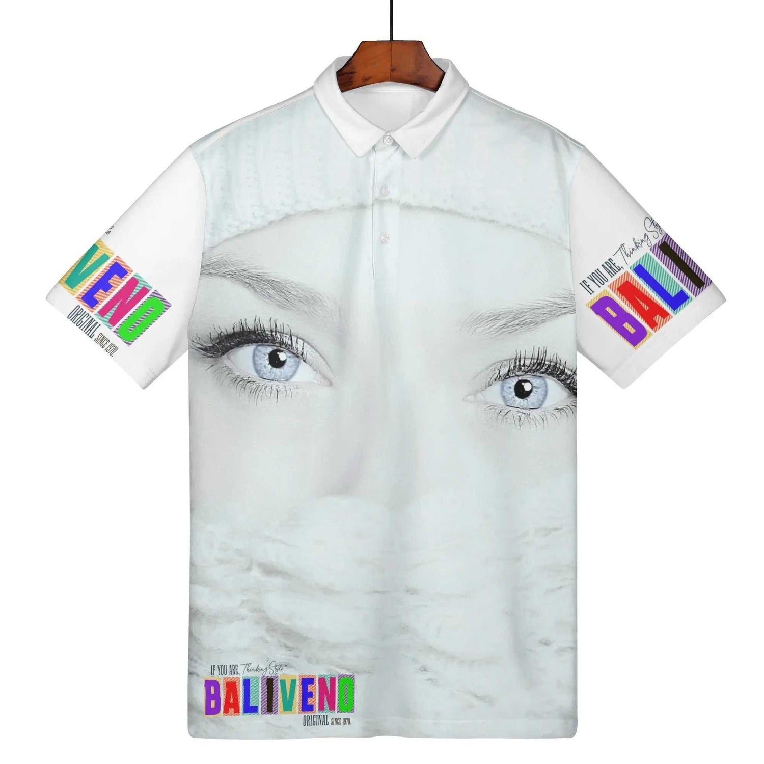 Baliveno Womens All Over Print minimalist Polo ShirtBaliveno Womens All Over Print minimalist Polo ShirtElevate your casual style with the chic Baliveno Women&