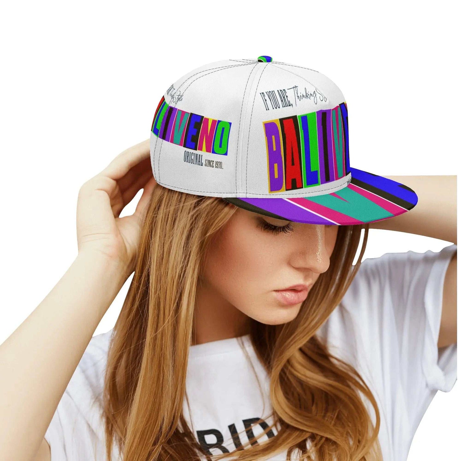 Baliveno All Over Printing Classic Snap backs capBaliveno All Over Printing Classic Snap backs capMake a bold statement with the trendy Baliveno All Over Print Snapback Hat. This fashionable casual baseball cap features an eye-catching allover printed design on h[Bal]