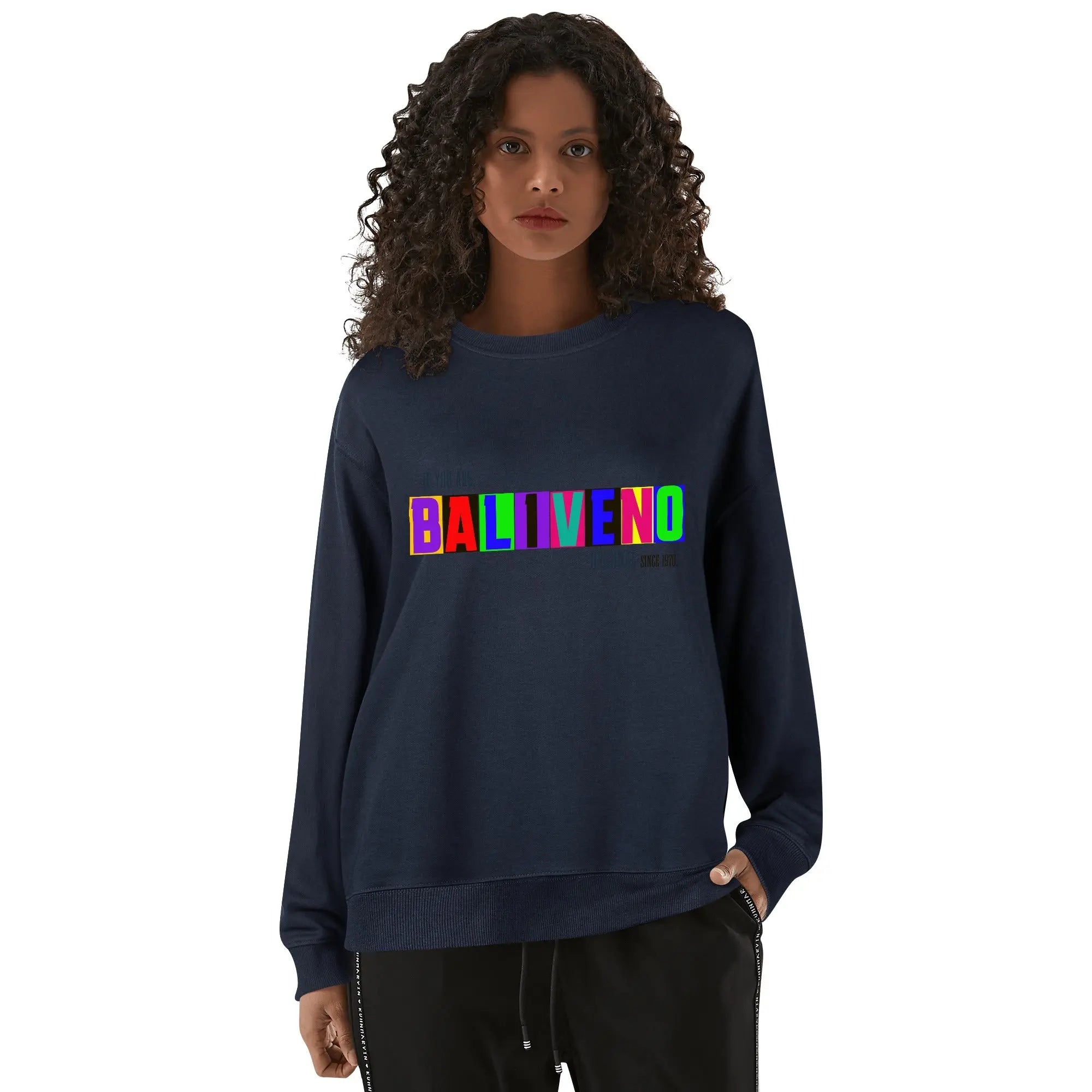 Baliveno Front & Back Printing Unisex Cotton Sweatshirt for all luxury  fashion enthusiast. - BALIVENO