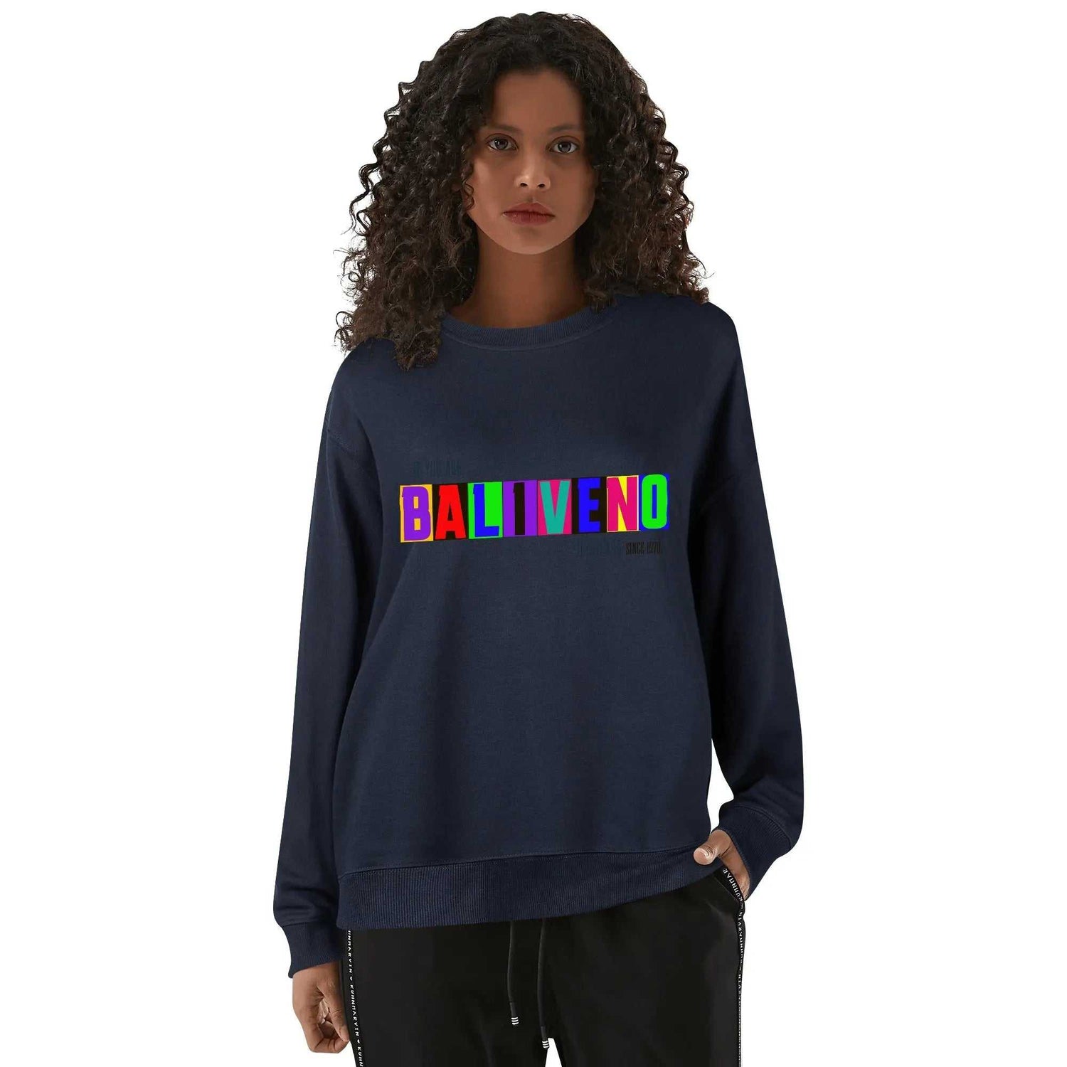 Baliveno Front & Back Printing Unisex Cotton Sweatshirt for all luxury* Made from soft and comfortable cotton fabric, perfect for both men and women.* Features four vibrant and unique customized printing designs on the front and back.*BALIVENO FASHION HOUSE LTDBaliveno Front & Back Printing Unisex Cotton Sweatshirt for all luxury  fashion enthusiast.Baliveno