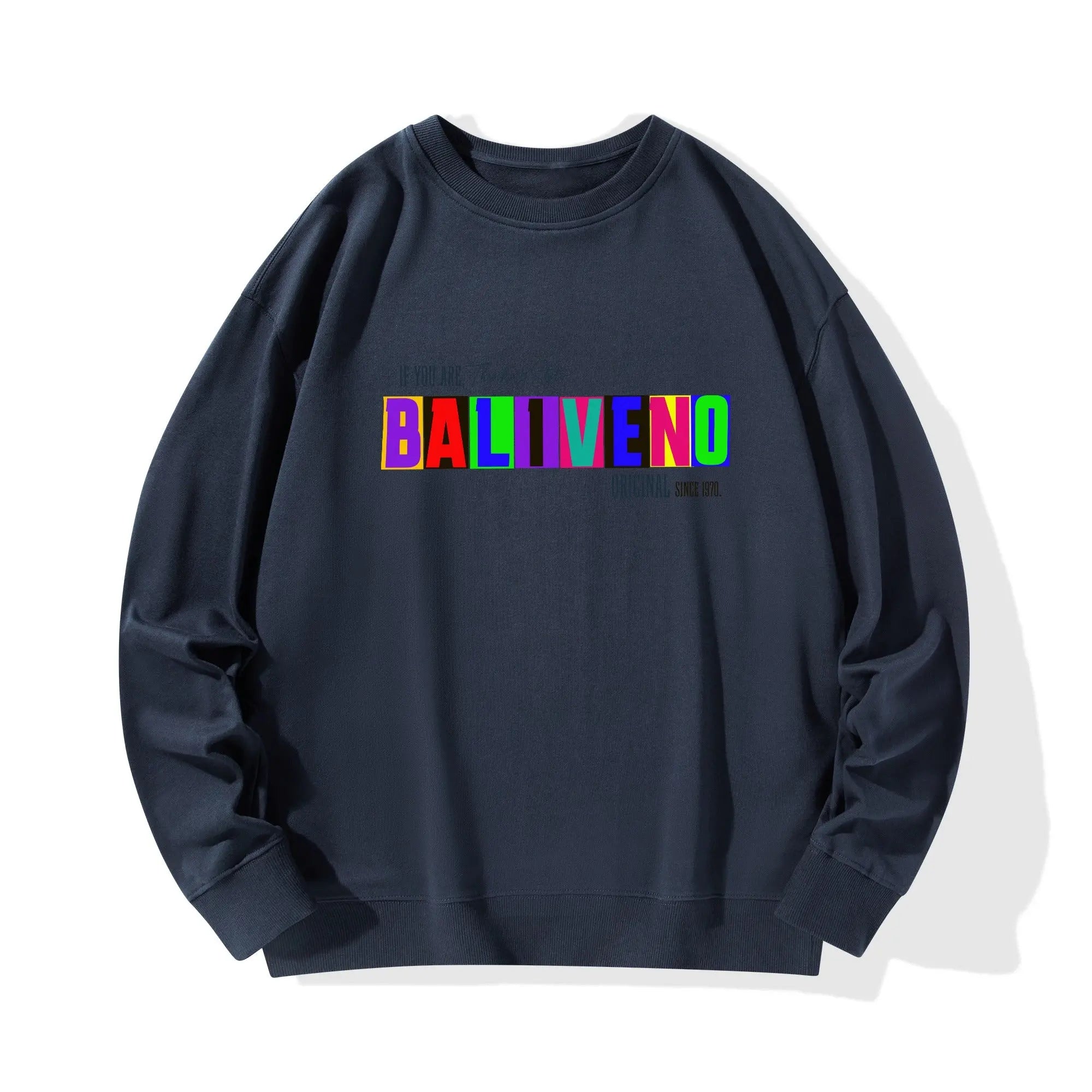 Baliveno Front & Back Printing Unisex Cotton Sweatshirt for all luxury  fashion enthusiast. - BALIVENO