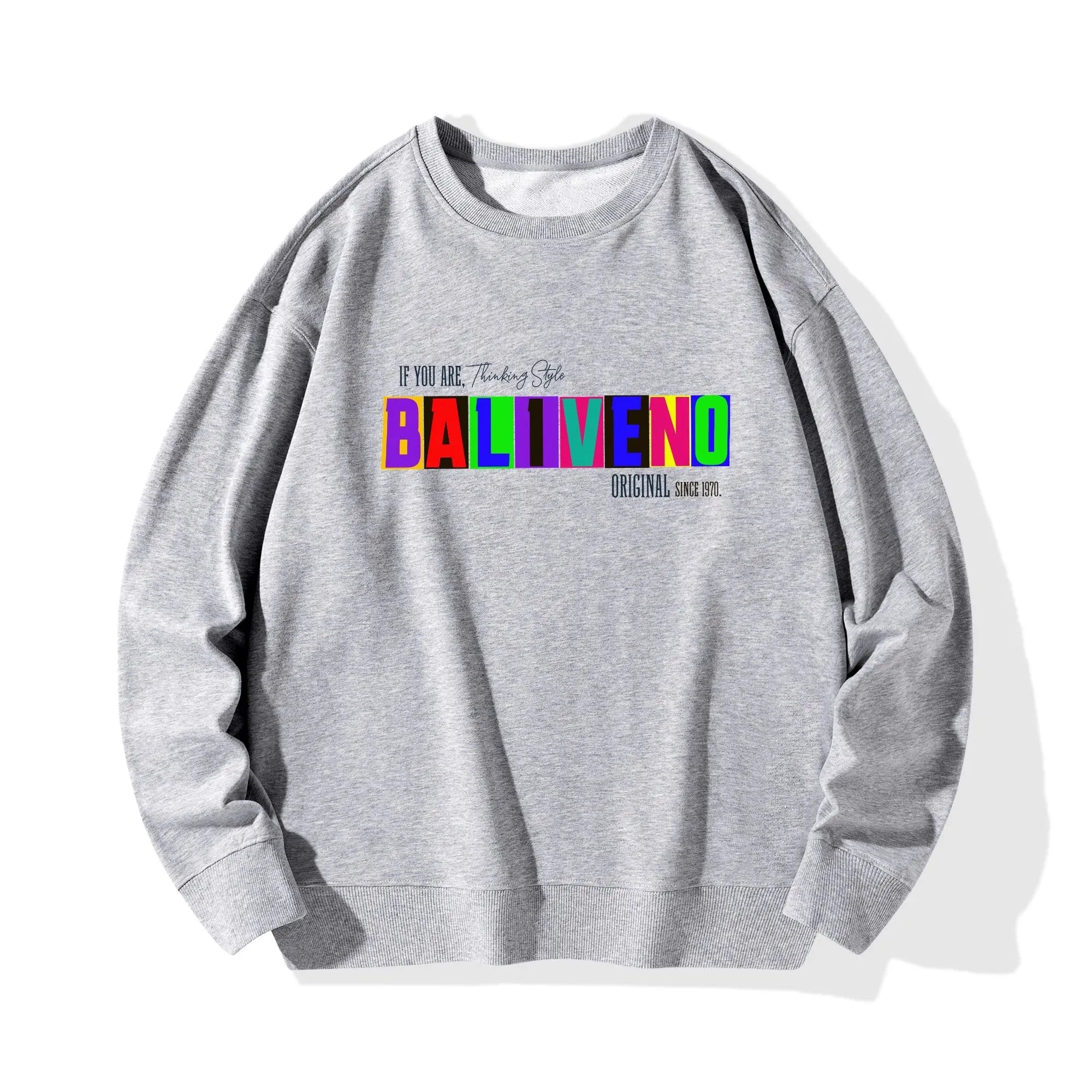 Baliveno Front & Back Printing Unisex Cotton Sweatshirt for all luxury  fashion enthusiast. - BALIVENO