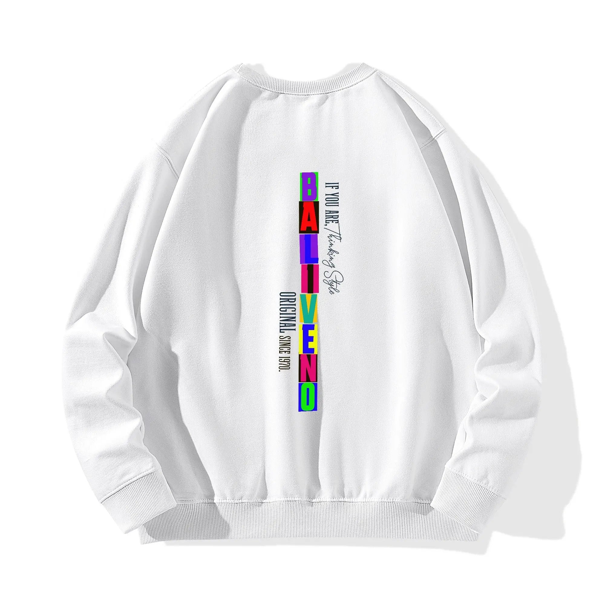 Baliveno Front & Back Printing Unisex Cotton Sweatshirt for all luxury  fashion enthusiast. - BALIVENO