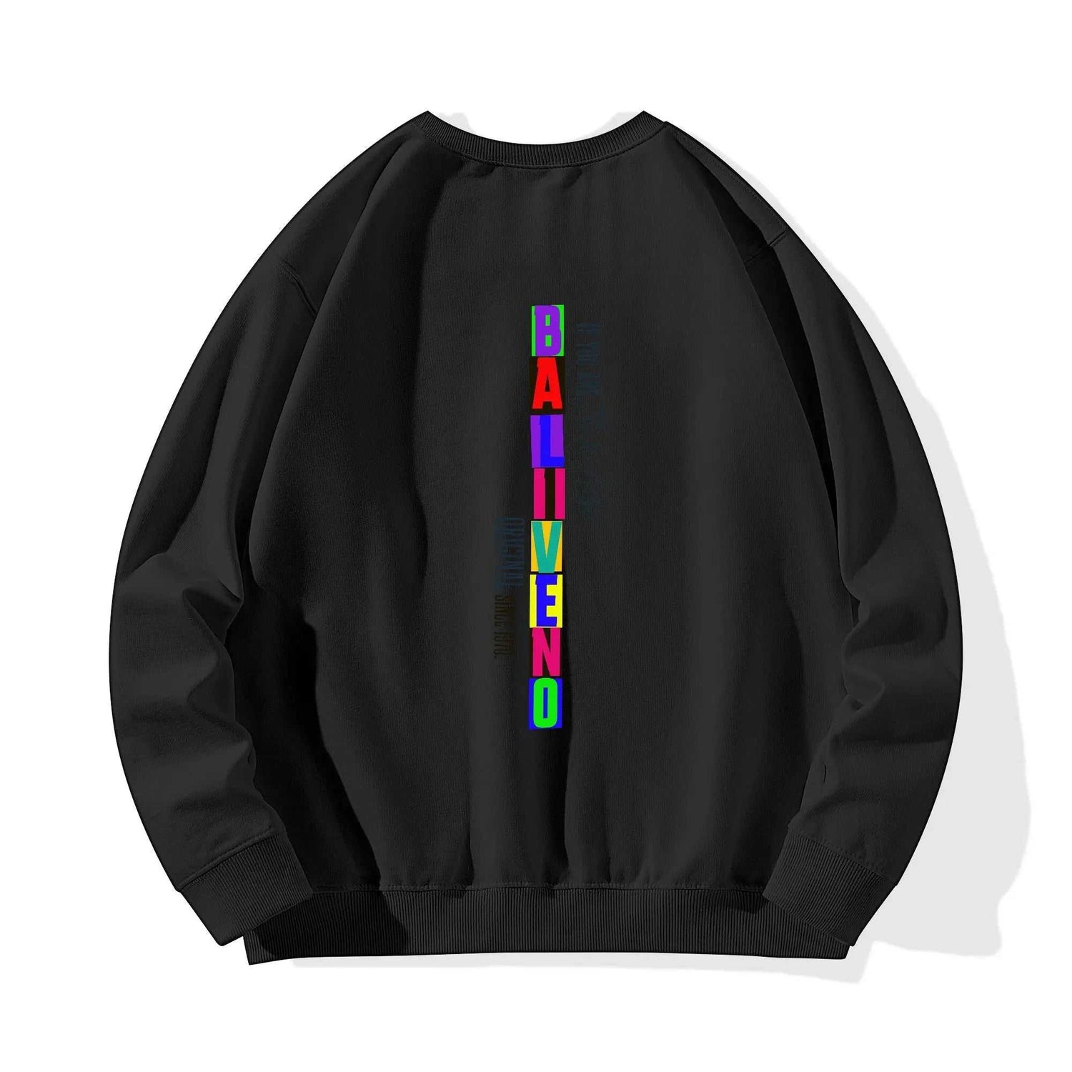 Baliveno Front & Back Printing Unisex Cotton Sweatshirt for all luxury* Made from soft and comfortable cotton fabric, perfect for both men and women.* Features four vibrant and unique customized printing designs on the front and back.*BALIVENO FASHION HOUSE LTDBaliveno Front & Back Printing Unisex Cotton Sweatshirt for all luxury  fashion enthusiast.Baliveno