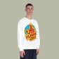 Flame On! Retro Fantastic Four Graphic Crewneck Sweatshirt