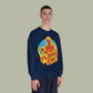 Flame On! Retro Fantastic Four Graphic Crewneck Sweatshirt