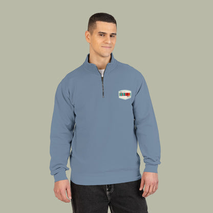 Funky Baba Yoga Graphic Quarter-Zip Sweatshirt