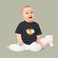 Baby T-Shirt — "Tall Dreams Tiny Steps" Cute Graphic Baby Tee