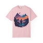 Adventure Landscape T-Shirt — "Know Yourself" Colorblock Back Print