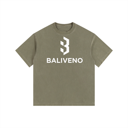 Baliveno Vintage Washed Oversized Cotton T-Shirt