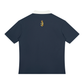 Unisex Color Block Quarter-Zip Polo Shirt