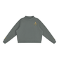 Baliveno luxury Essential Fleece Mock-Neck Crew Sweatshirt