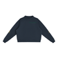 Baliveno Essential Fleece Mock-Neck Crew Sweatshirt