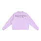 Baliveno Minimalist Essential Fleece Mock-Neck Crew Sweatshirt