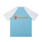 Baliveno Contrast Raglan Sleeve Mesh T-Shirt