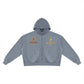 Baliveno Unisex Vintage Wash Fleece Boxy Hoodie
