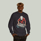 DJ Turntable Sweatshirt — Know Yourself Back-Print Crewneck