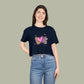 LOVE Heart Graffiti Crop Tee — Cute Love Graphic Top