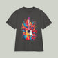 Guitar Splash T-Shirt — Colorful Acoustic Music Tee