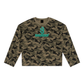 Baliveno Unisex Camo Waffle Raw Edge T-Shirt