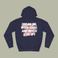 Baliveno Unisex College Hoodie — Dream big, work hard, and never give up!