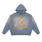 Baliveno Unisex Sunfade Ripped Boxy Hoodie