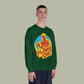 Flame On! Retro Fantastic Four Graphic Crewneck Sweatshirt