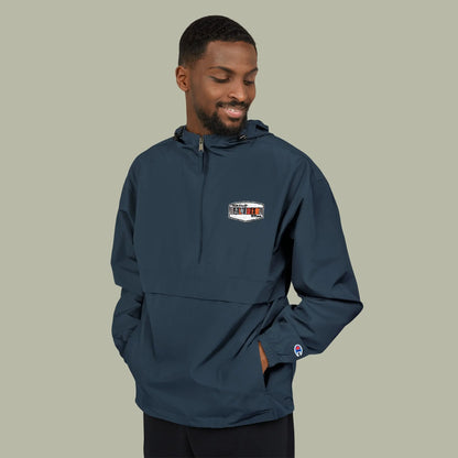 Packable Anorak Jacket – Orange Lightweight Windbreaker