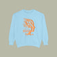 Law of Identity Sweatshirt — Abstract Orange Tree Face Graphic Crewneck