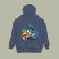 Hoodie — "Chase Dreams, Built" Motorcycle Graphic Pullover