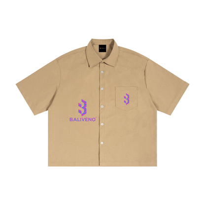 Baliveno Unisex Boxy Heavyweight Short Sleeve Shirt