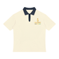 Unisex Color Block Quarter-Zip Polo Shirt